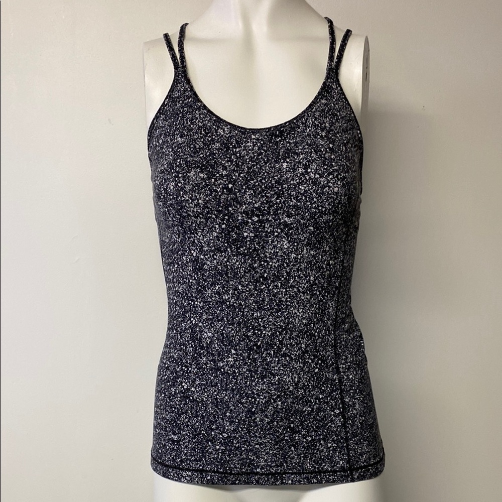 LULULEMON Free to Be Nulu Tank Top Criss Cross Back Size 2
